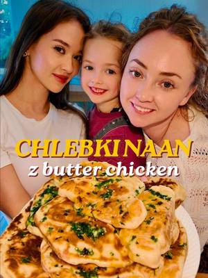 Domowe chlebki naan z kurczakiem w sosie