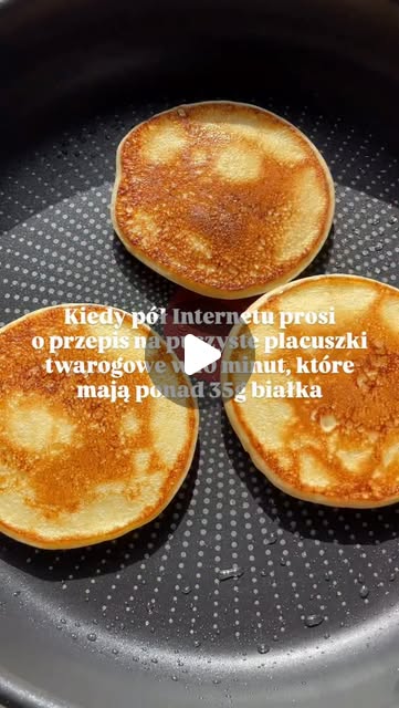 Fit placuszki twarogowe