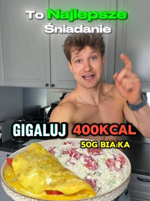 Gigaluj - Omlet wysokobiałkowy z pastą twarogowo-awokadową