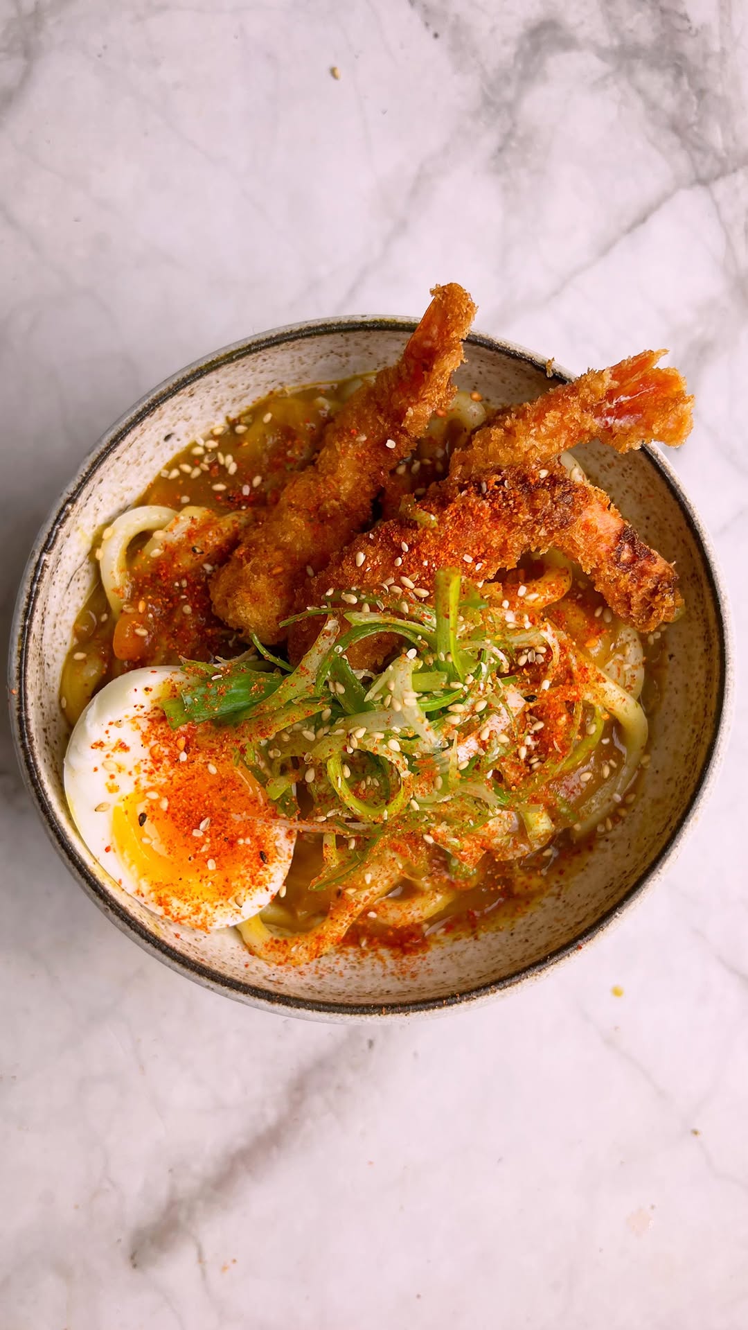 Krewetka Katsu Curry Udon