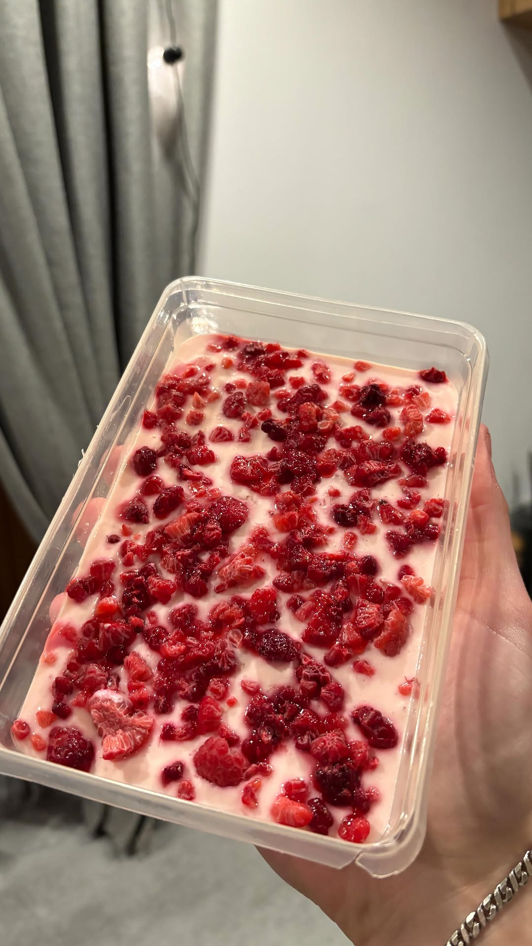 Proteinowa Pianka Twarogowa z Galaretką