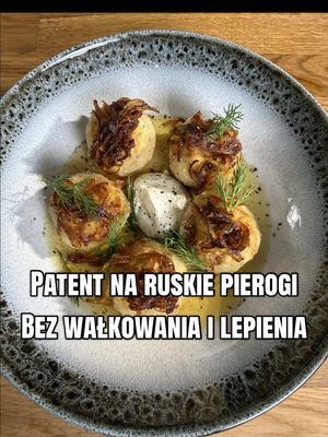 Leniwe pierogi ruskie (wersja bez lepienia)