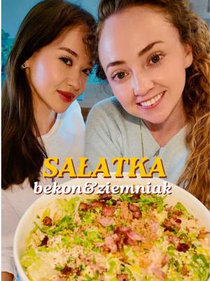 Sałatka ziemniaczana z boczkiem i sosem jogurtowo-majonezowym