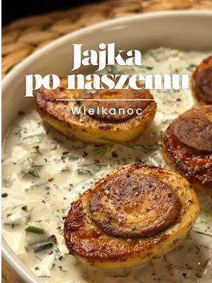 Smażone jajka na twardo z sosem wielkanocnym